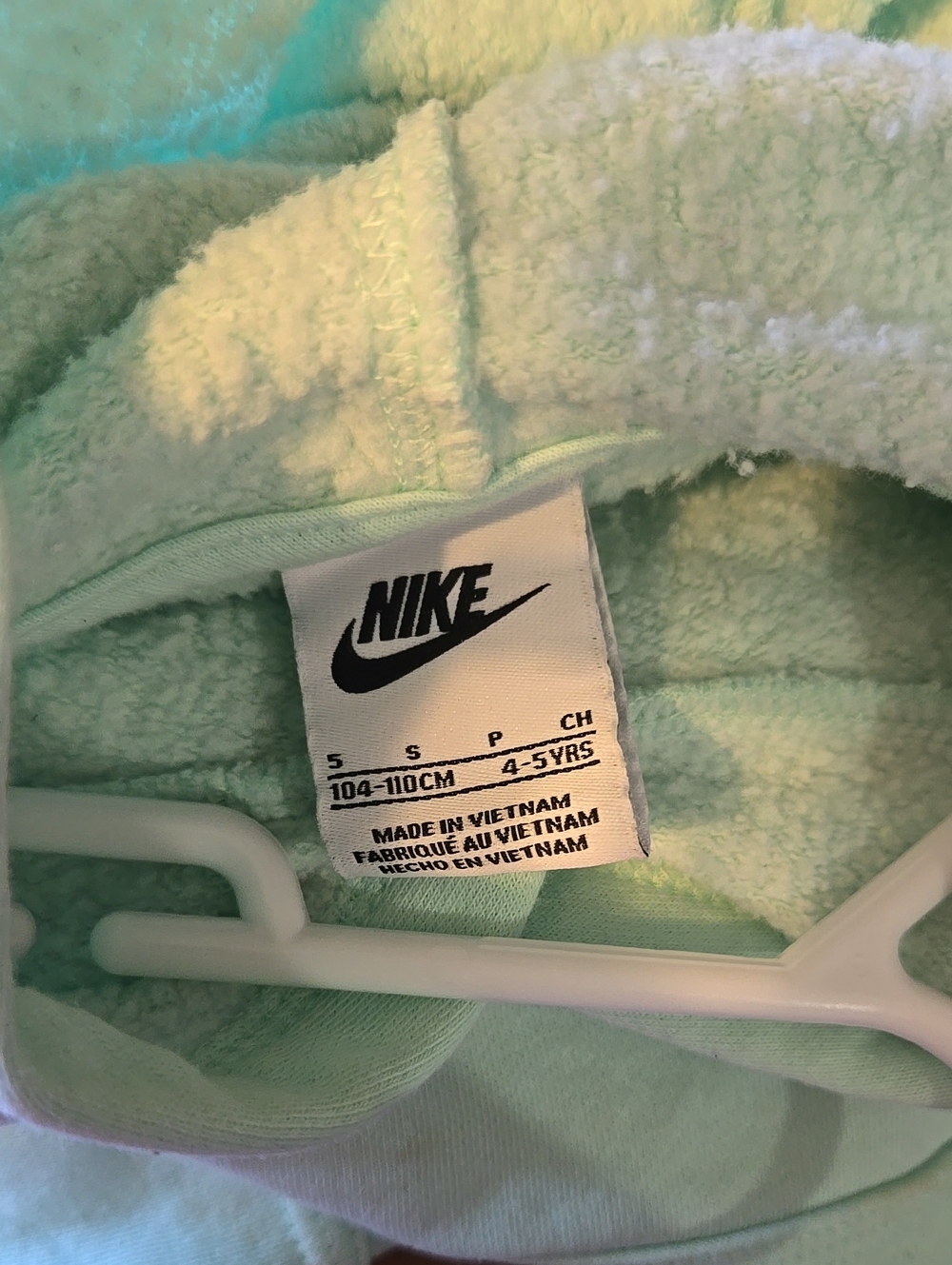 Girls' Size 5 Nike Mint GreenHoodie & Jogger Set - Picture 7 of 7